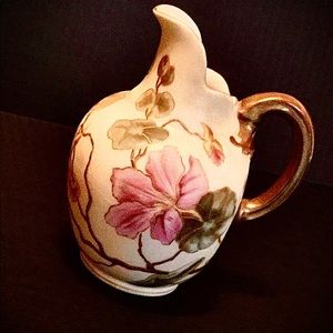 Antique Carlsbad  Floral Vase